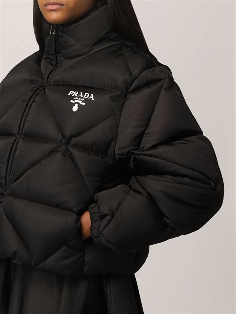 prada female jacket|Prada nylon jacket women's.